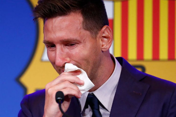 Messi “Barselona” ilə vidalaşarkən ağladı