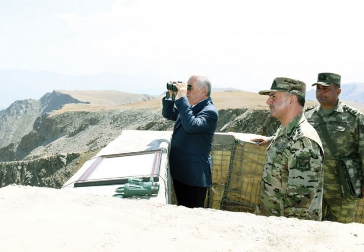 Naxçıvanın strateji yüksəkliklərində müdafiə istehkamları möhkəmləndirildi