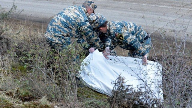 Qarabağda daha bir erməni hərbçisinin meyitinin qalıqları tapıldı