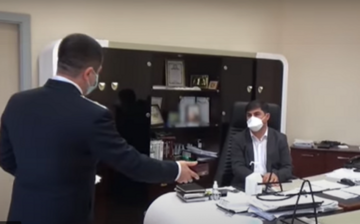 Qusar xəstəxanasının direktoru rüşvət alarkən saxlanıldı -