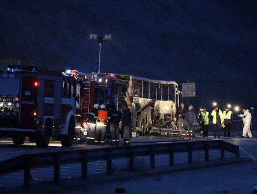 Bolqarıstanda sərnişin avtobusu qəzaya uğradı -