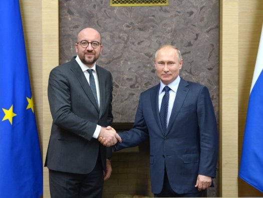 Putin Aİ Şurasının prezidenti ilə Qarabağı müzakirə etdi
