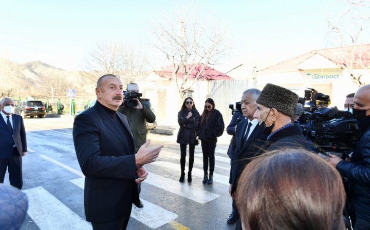 İlham Əliyev Qubada Zəngəzur dəhlizindən də danışdı -