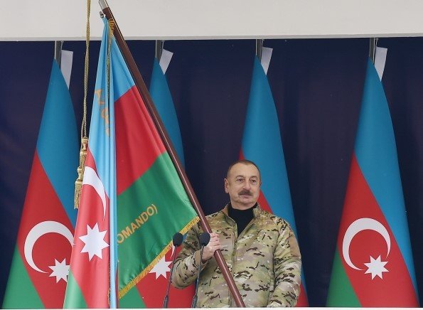 İlham Əliyev, Mehriban Əliyeva və oğulları Heydər Əliyev Hadrutda -