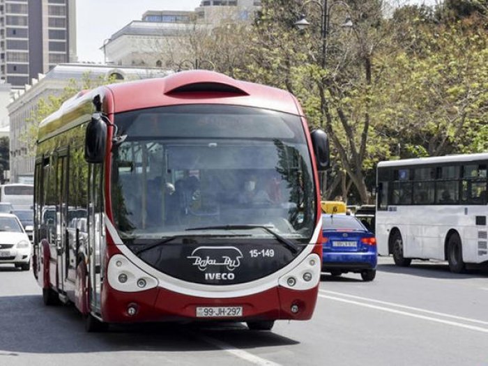 Bakıda bir neçə marşrut xətti üzrə hərəkət dəyişdirilir -