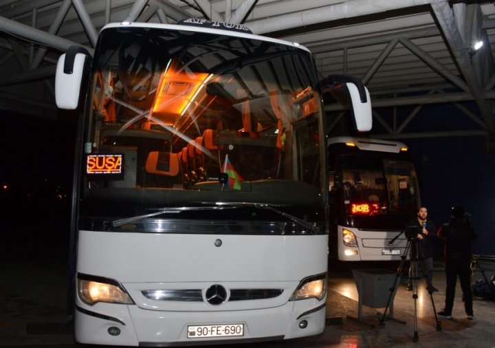 Bakıdan Şuşaya ilk sərnişin avtobusu yola düşdü