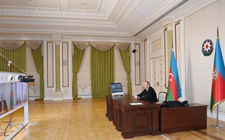 İlham Əliyev Moldova parlamentinin sədri ilə görüşdü -