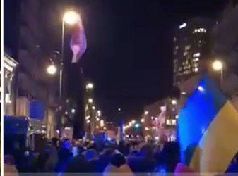 Varşavada Ukraynaya dəstək nümayişi... –