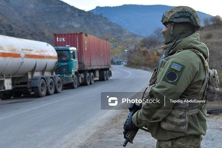 İrandan Ermənistana gedən yük maşını Qubadlıda saxlanıldı