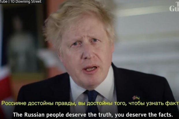 Boris Conson Rusiya əhalisinə rus dilində müraciət etdi –