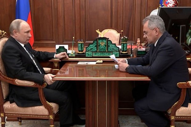 Şoyqu Putinə məruzə etdi: "Mariupol tam nəzarətə götürülüb" -