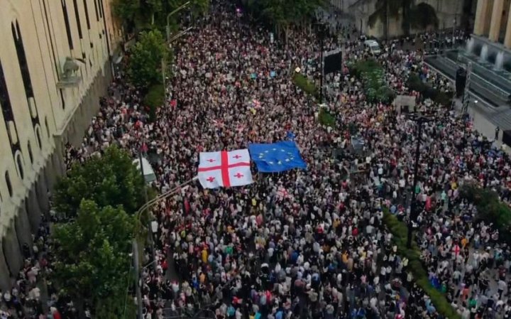 Tbilisidə Avrointeqrasiyaya kütləvi dəstək aksiyası keçirilir –