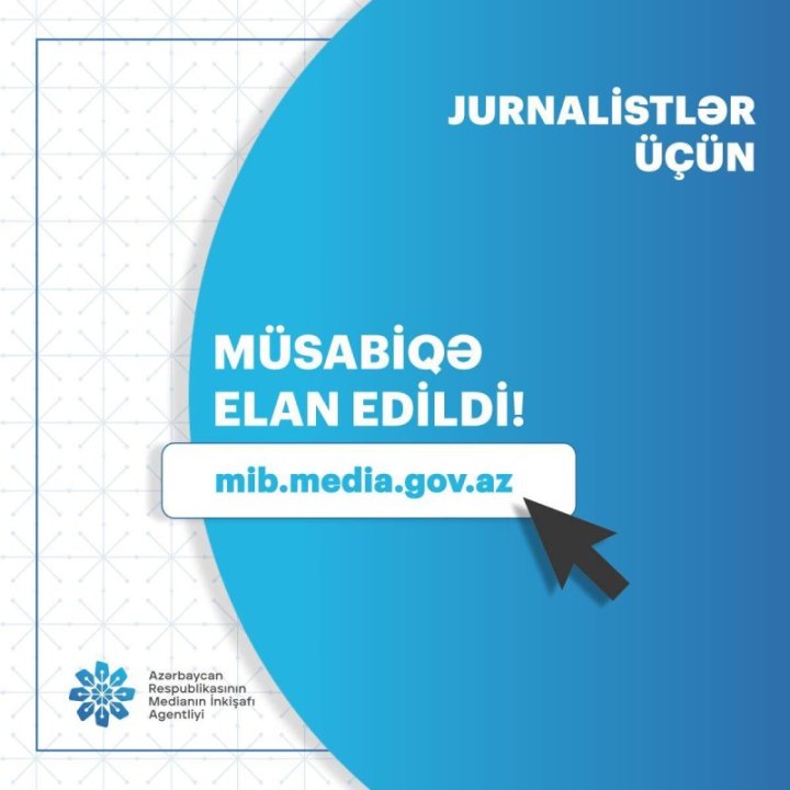 MEDİA fərdi jurnalist müsabiqəsi elan etdi -