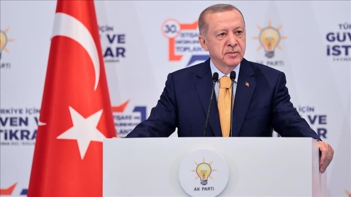 Ərdoğan: Sərhədlərimizdə  terrorçuların nəzarətində olan zona  yaradılması planını pozduq