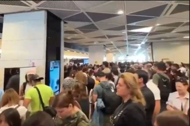 Bakı Aeroportunda sıxlıq yarandı: