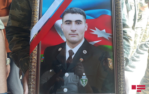 Şəhid Tahir Əliyev Ağstafada dəfn olundu