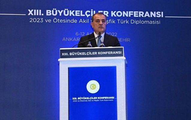 XİN Ceyhun Bayramovun Türkiyədə 13-cü səfirlər konfransındakı çıxışı haqda