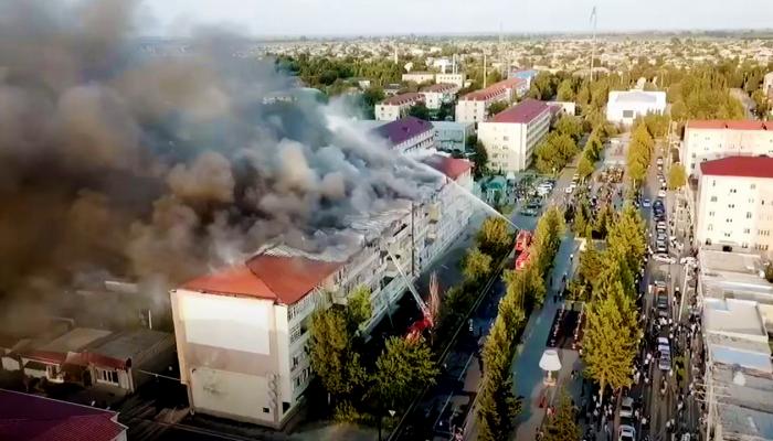 Yevlaxda evini yandıran şəxs saxlanıldı