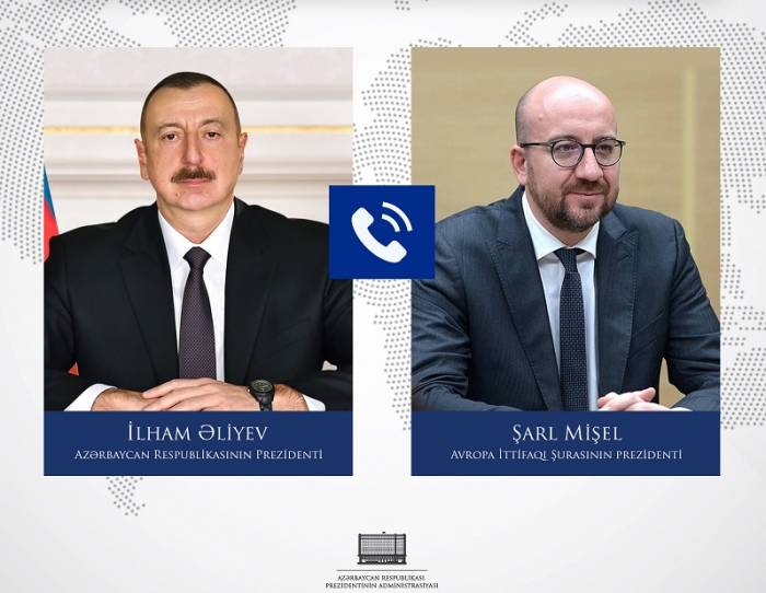 Avropa İttifaqı Şurasının Prezidenti İlham Əliyevə zəng etdi