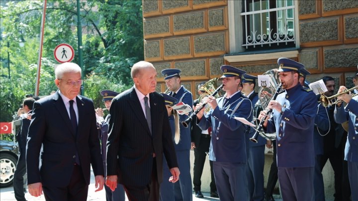 Türkiyə Prezidenti Bosniya və Herseqovinadadır –