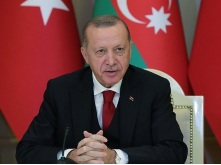 Ərdoğan: "Azərbaycanlıların azad edilən torpaqlara geri dönüşü bizləri sevindirir"