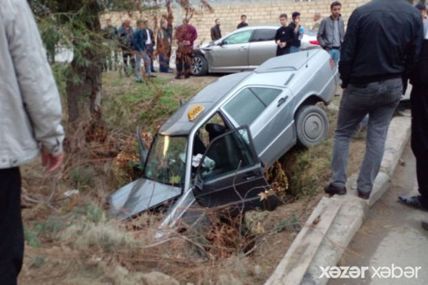 Mingəçevirdə sabah toyu olacaq xanım qəzaya düşdü