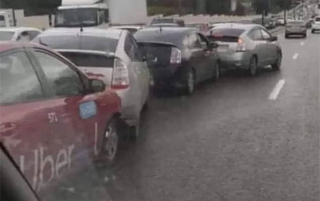 Bakıda 4 “Prius” toqquşdu