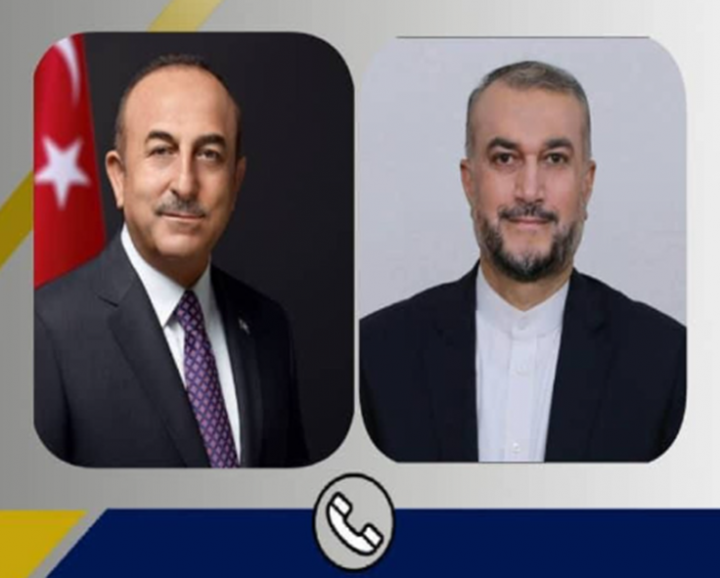 Çavuşoğlu iranlı nazirlə Azərbaycanı müzakirə etdi