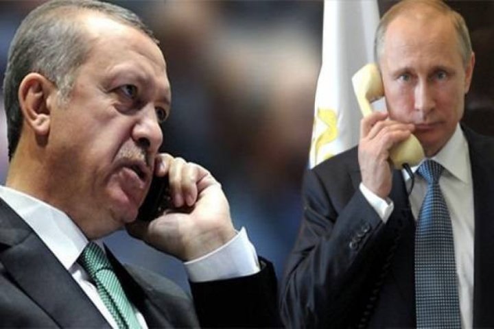 Putinlə Ərdoğan arasında telefon danışığı olub