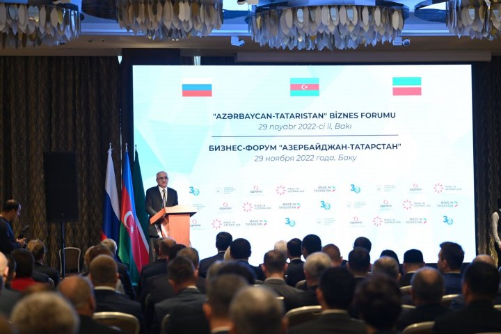 Bakıda Tatarıstan-Azərbaycan biznes forumu keçirilib