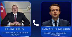 Fransa Prezidenti İlham Əliyevə zəng etdi -