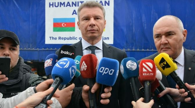 Ukrayna səfiri Azərbaycana təşəkkür edib -