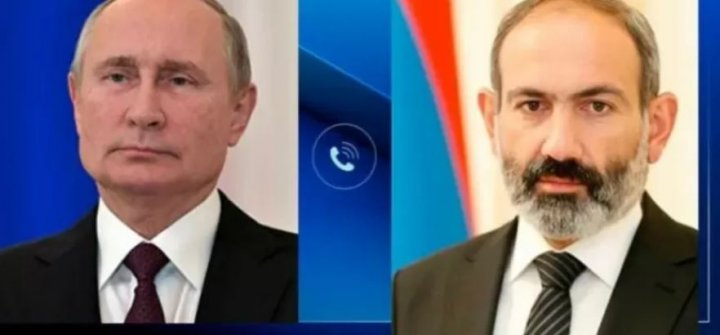 Putin Paşinyanla üçtərəfli razılaşmaların icrasını müzakirə edib