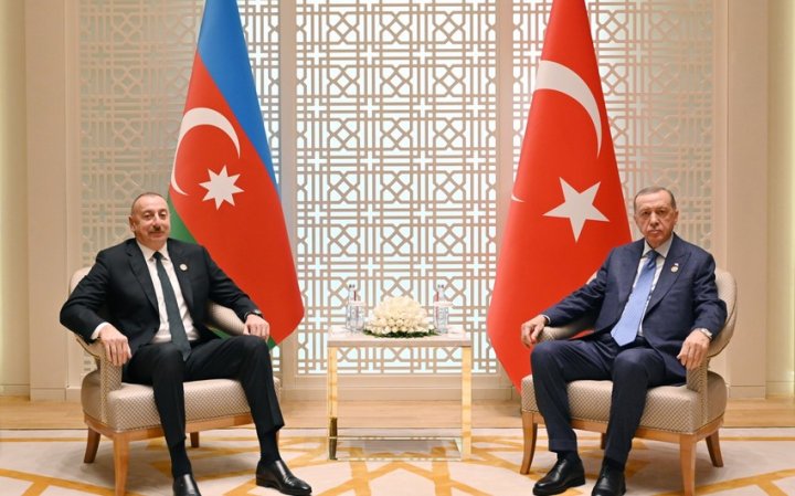 İlham Əliyev Rəcəb Tayyib Ərdoğanla görüşdü -