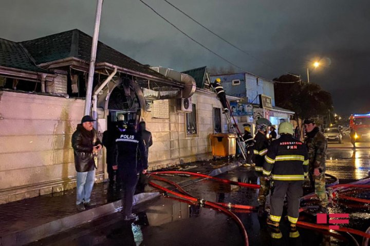 Bakıda qaz borusunda partlayış və yanğın olub