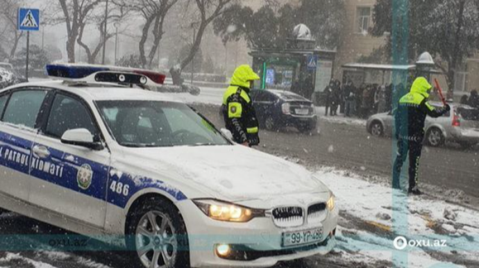 Yol Polisi sürücülərə və piyadalara çağırış etdi