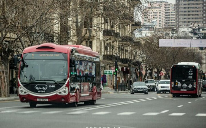 Bakıda 4 marşrutun hərəkəti müvəqqəti dəyişdiriləcək