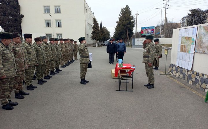 Azərbaycan Ordusunun səfərbərlik təminat bazasında təlim keçirilib -