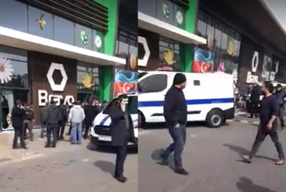 “BRAVO” supermarketlər şəbəkəsi Əhmədlidəki filialına edilmiş silahlı basqınla bağlı