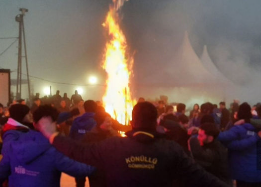 Şuşada Novruz tonqalı qalanıb, aksiya bayram əhvali-ruhiyyəsi ilə davam edir