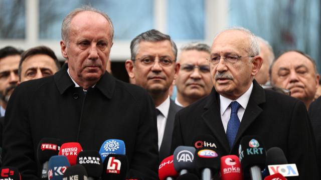 Kılıçdaroğlu Muharrem İnce ilə görüşdü