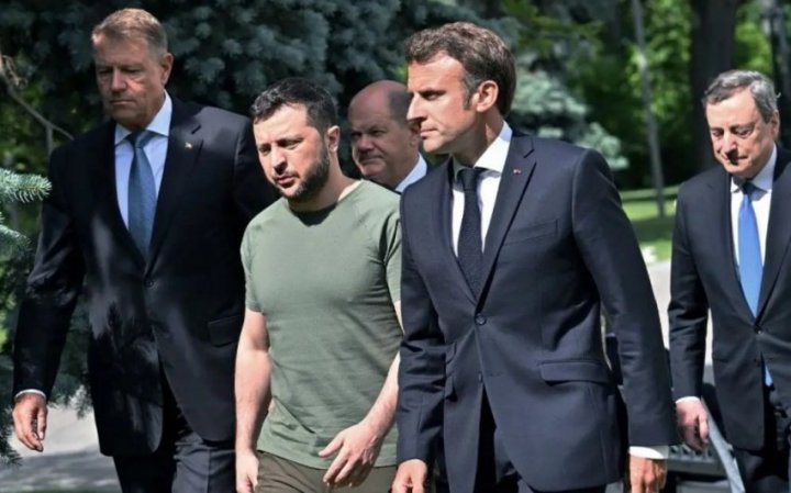 Zelenski və Makron arasında telefon danışığı olub