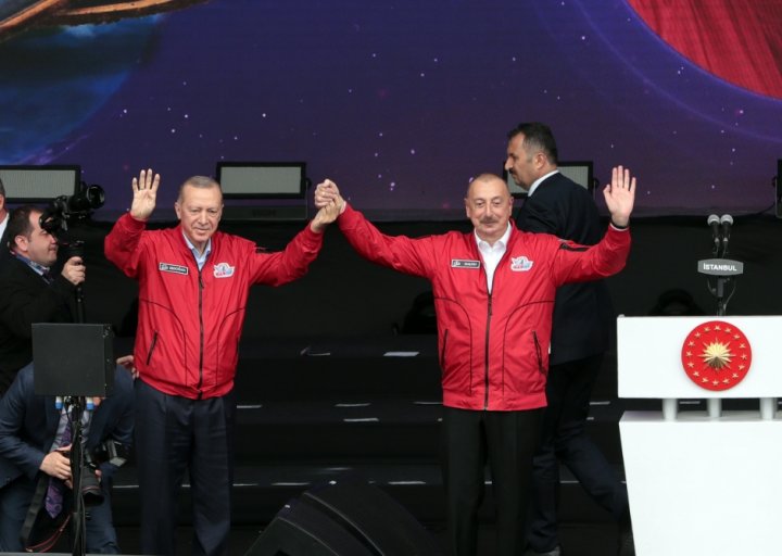 İlham Əliyev və Rəcəb Tayyib Ərdoğan İstanbulda “TEKNOFEST” festivalında iştirak ediblər