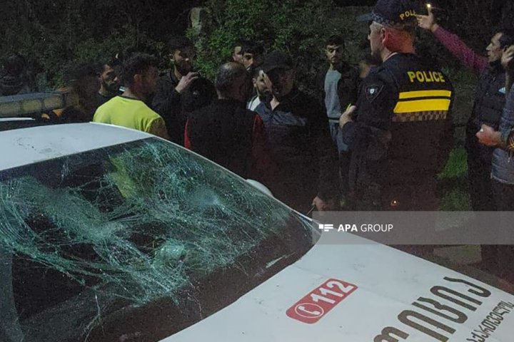 Gürcüstanda azərbaycanlılarla polis arasında qarşıdurma olub -