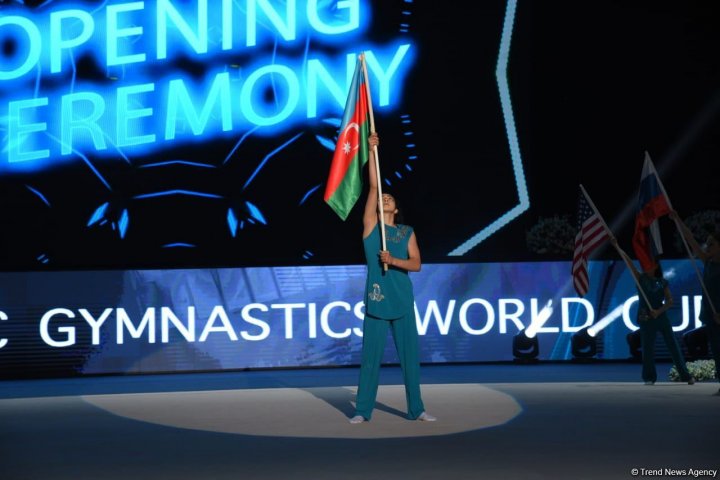 Bakıda bədii gimnastika üzrə FIG Dünya Kubokunun açılışı olub