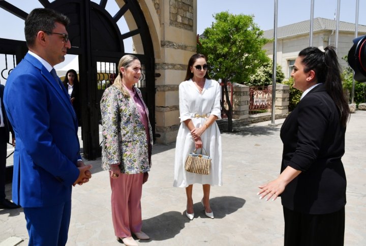 Azərbaycanın və İsrailin birinci xanımları Qala Arxeoloji-Etnoqrafik Muzey Kompleksində olublar