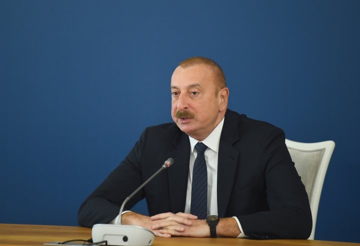 İlham Əliyev: Birləşmiş Ştatlarla bizim çox geniş və mühüm ikitərəfli gündəliyimiz var