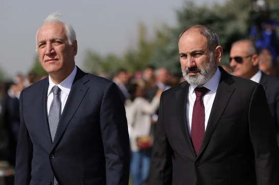 Ermənistan prezidenti Paşinyanı dəstəklədi
