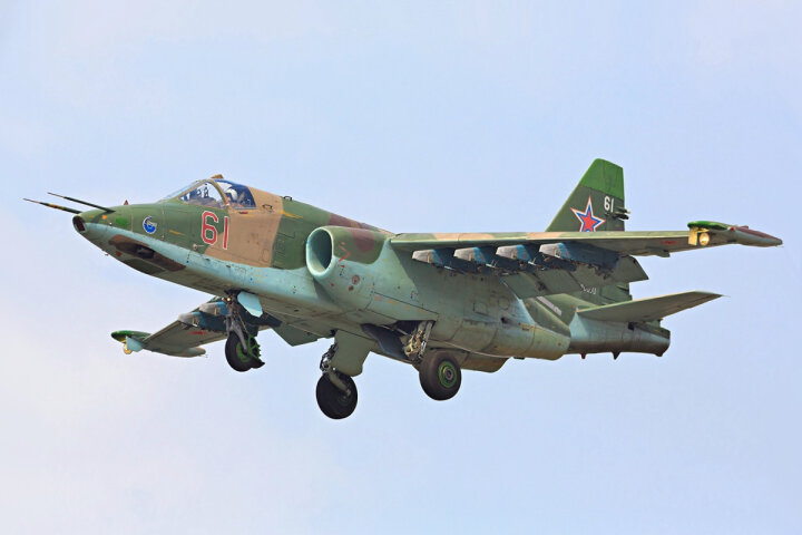 Rusiyada Su-25 hərbi təyyarəsi qəzaya uğrayıb