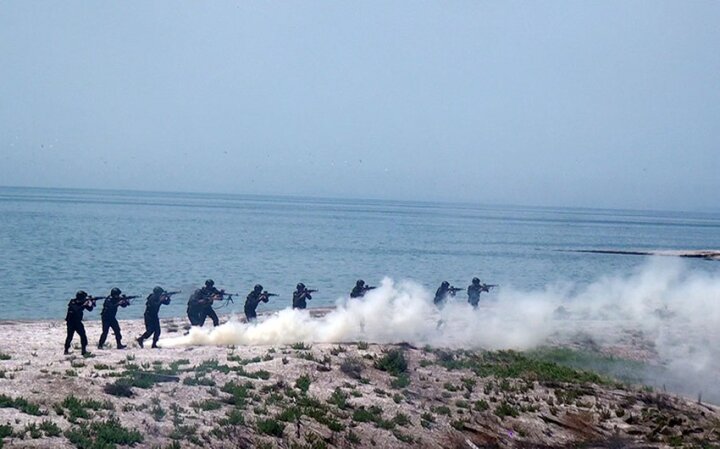 Azərbaycan Ordusunun Xəzərdəki təlimlərində terrorçuların zərərsizləşdirilməsi tapşırıqları icra edilib